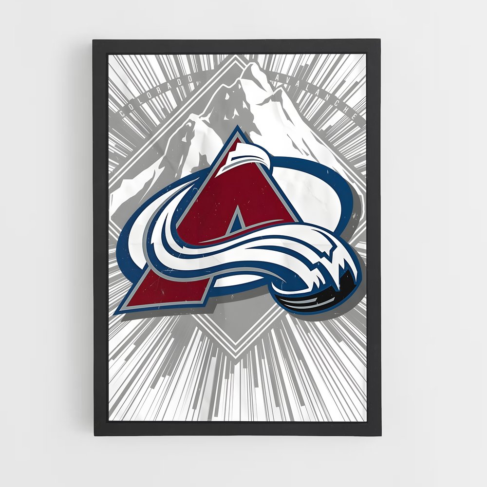 Poster Avalanche Spirit – affiche Hockey sur glace (vue 2)